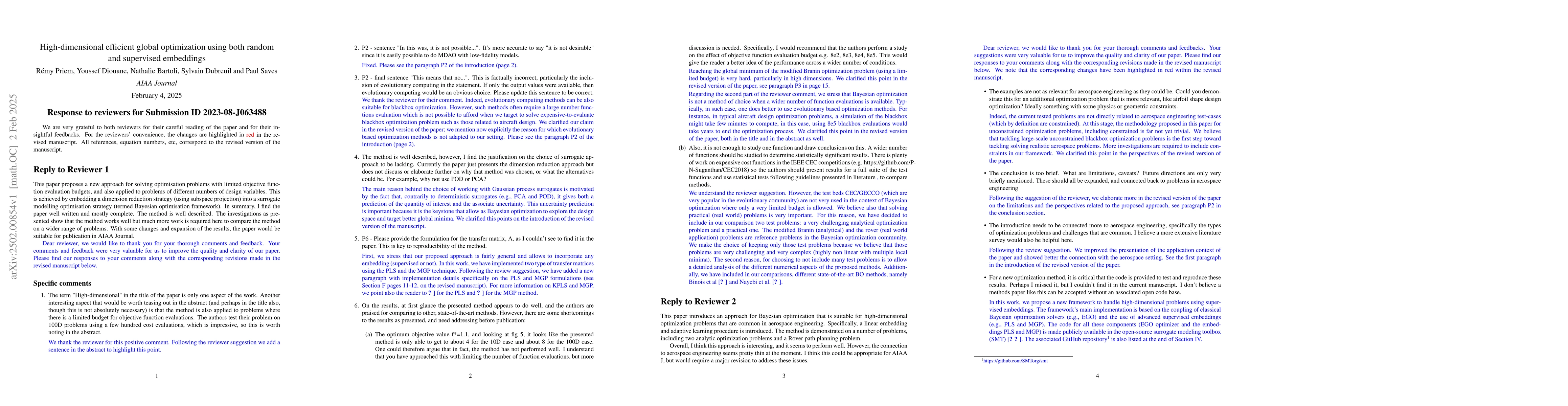 Thumbnail for High-Dimensional Bayesian Optimization Using Both Random and Supervised
  Embeddings