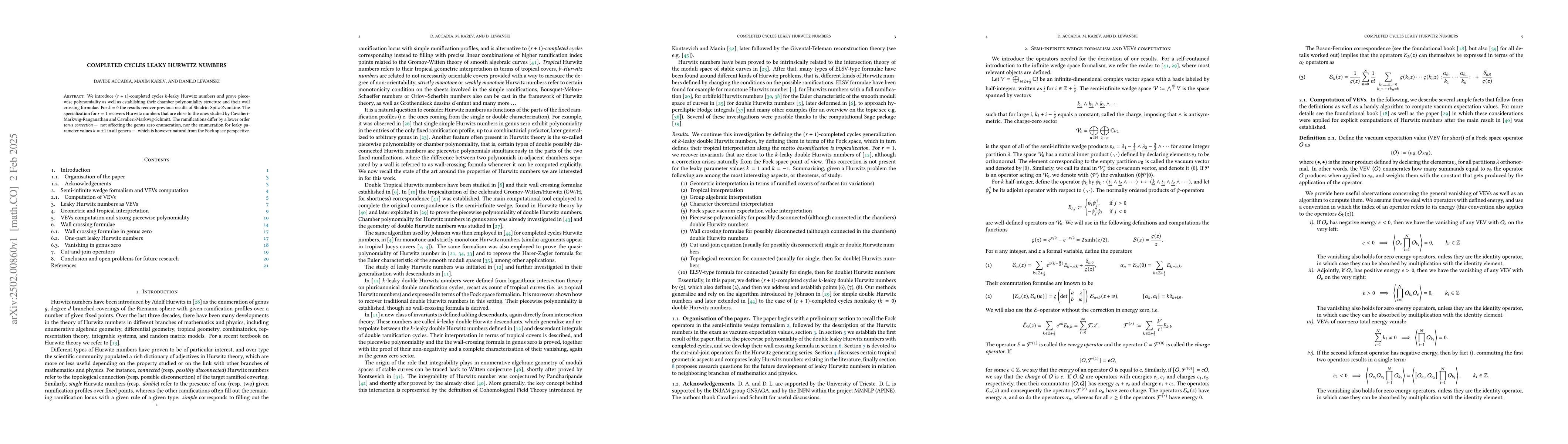 Thumbnail for Completed cycles double Hurwitz numbers