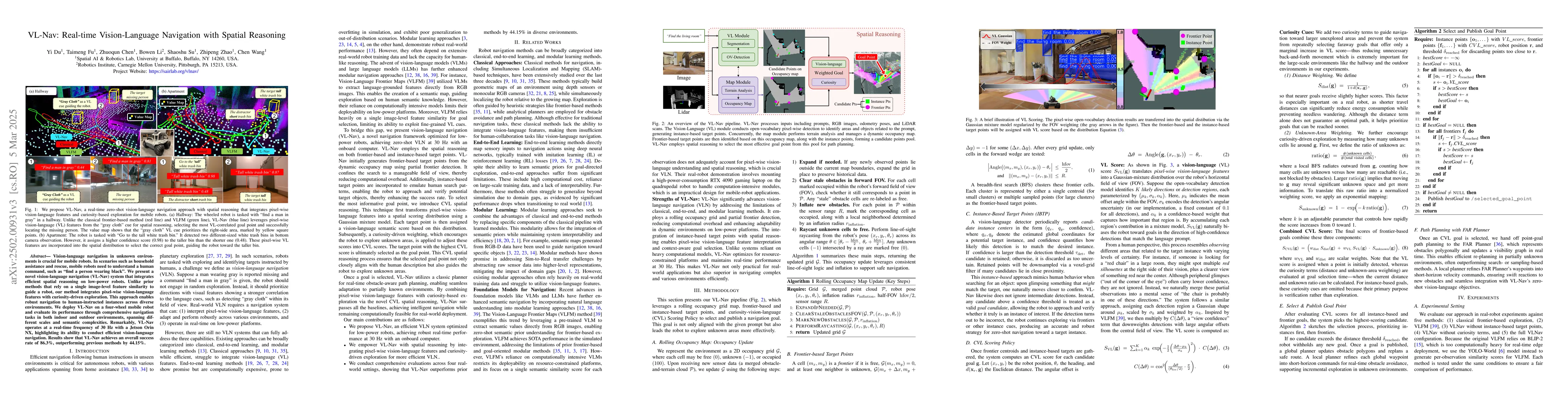 Thumbnail for VL-Nav: Real-time Vision-Language Navigation with Spatial Reasoning