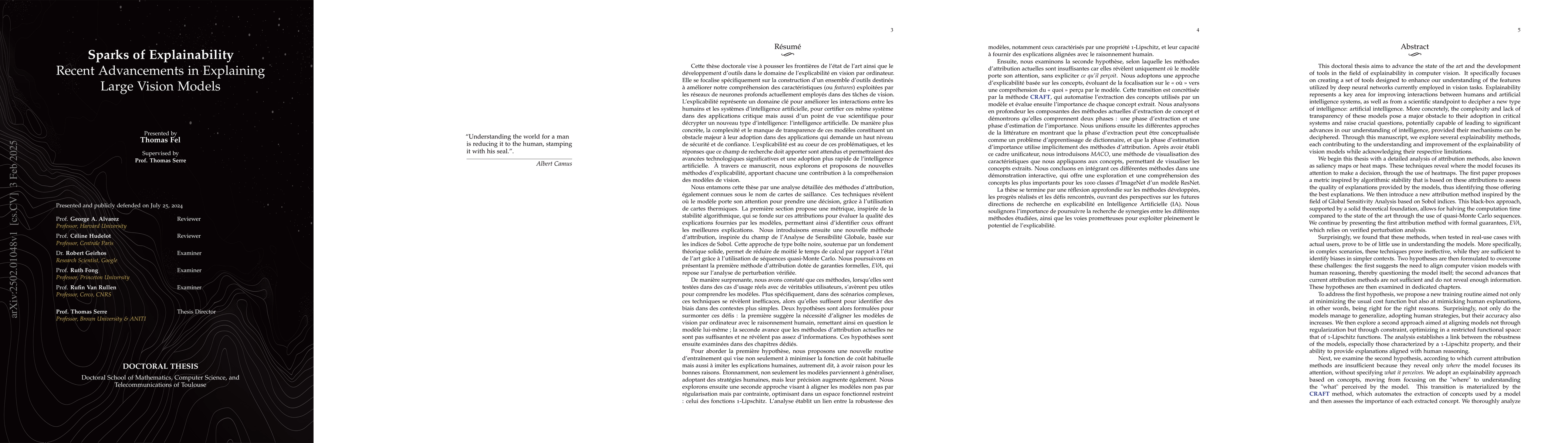 Thumbnail for Sparks of Explainability: Recent Advancements in Explaining Large Vision
  Models