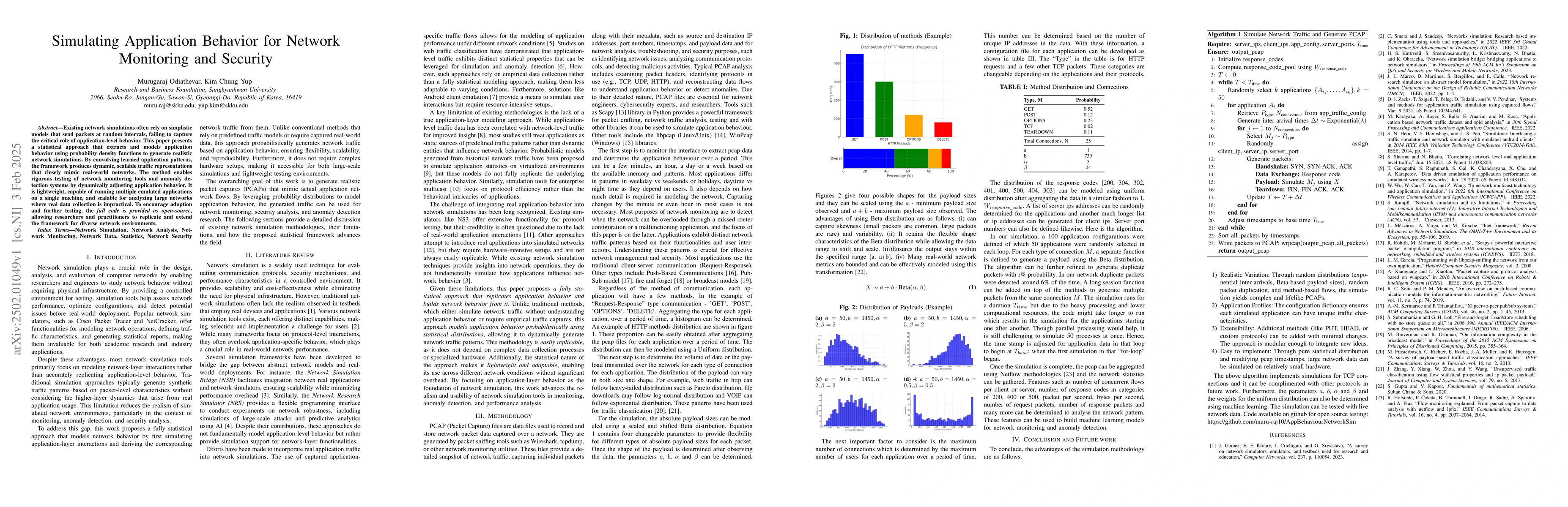 Thumbnail for Simulating Application Behavior for Network Monitoring and Security