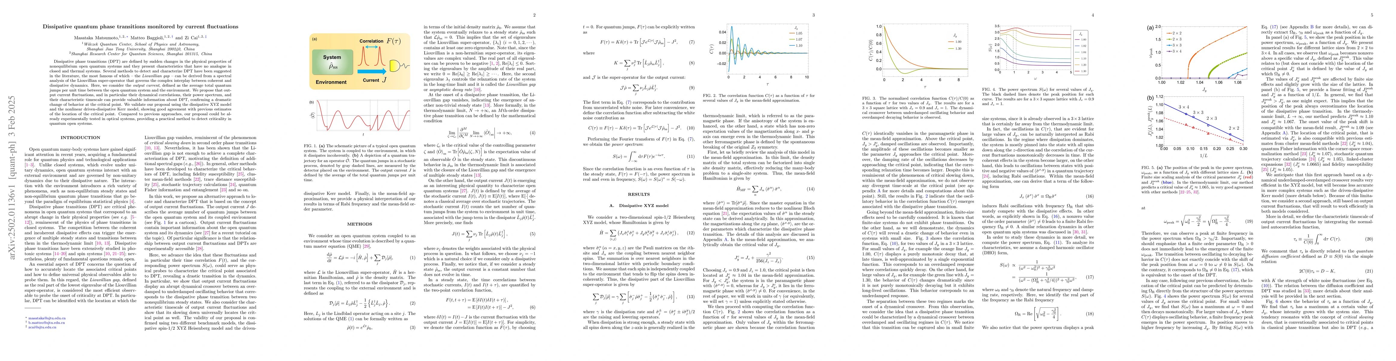 Thumbnail for Dissipative quantum phase transitions monitored by current fluctuations