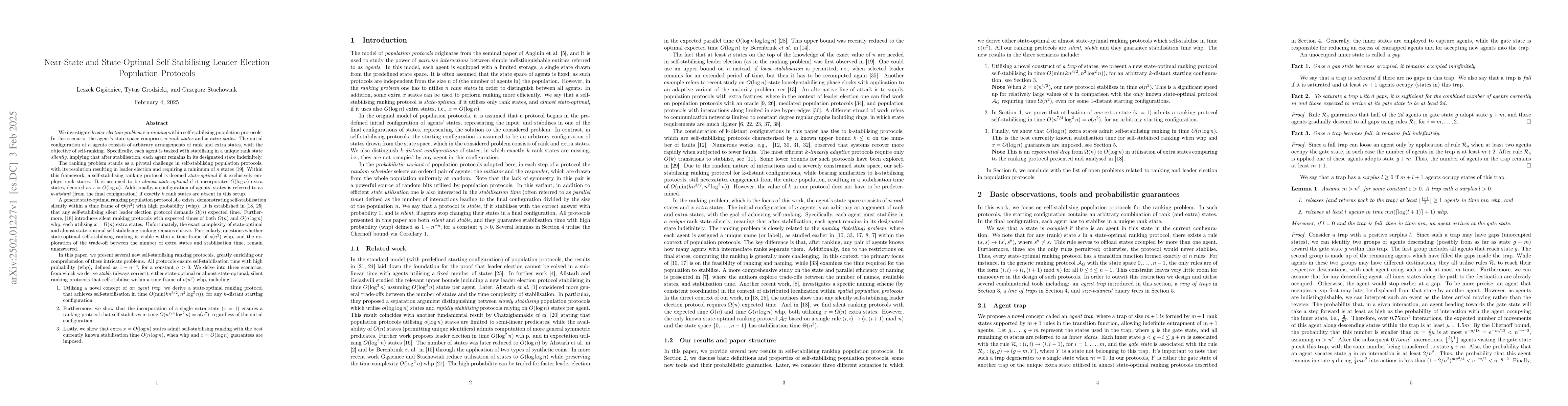 Thumbnail for Near-State and State-Optimal Self-Stabilising Leader Election Population
  Protocols