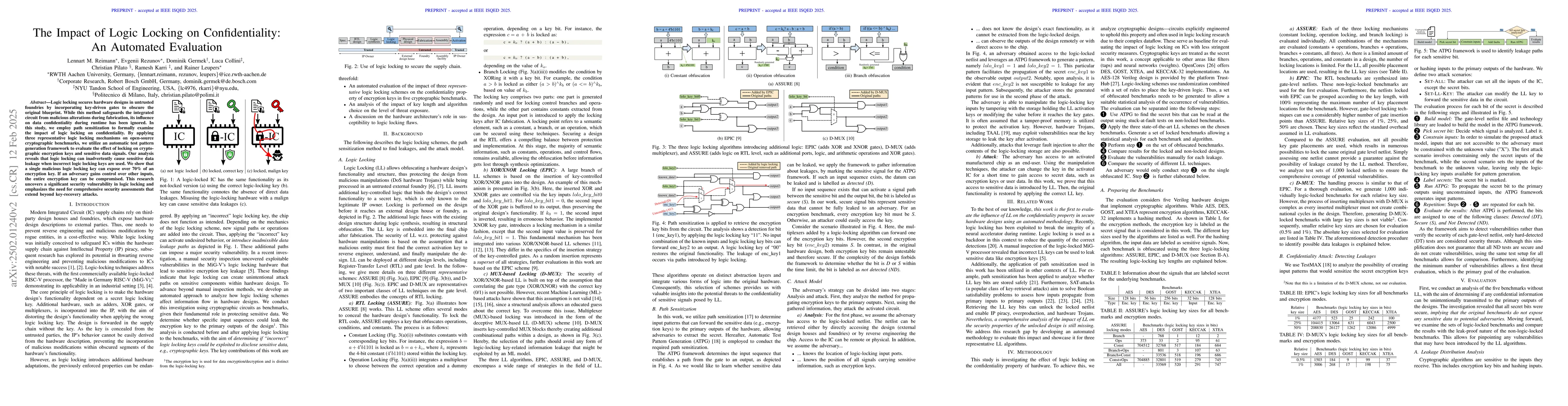 Thumbnail for The Impact of Logic Locking on Confidentiality: An Automated Evaluation