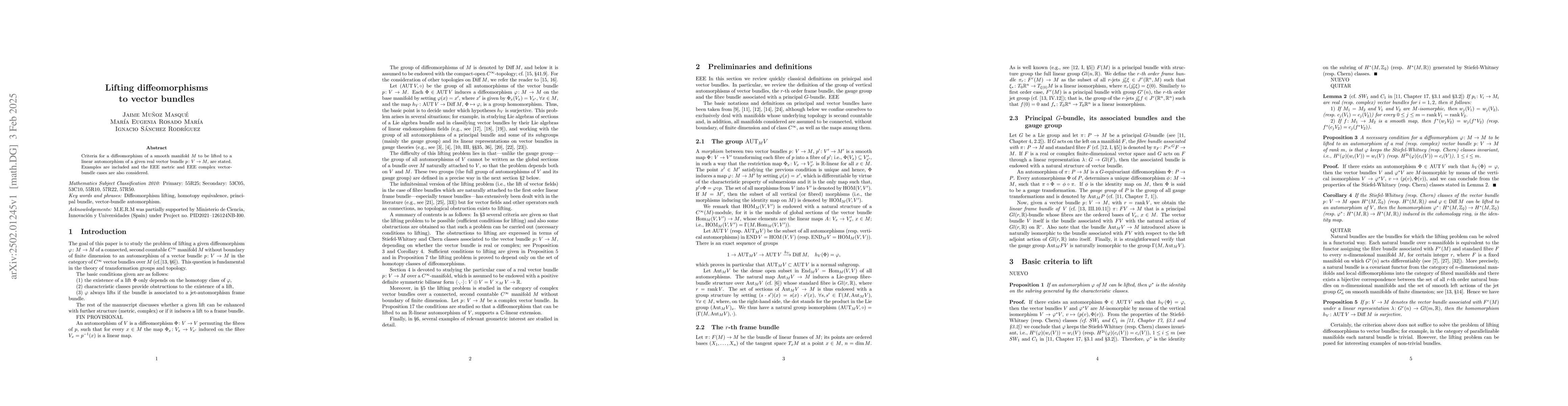 Thumbnail for Lifting diffeomorphisms to vector bundles
