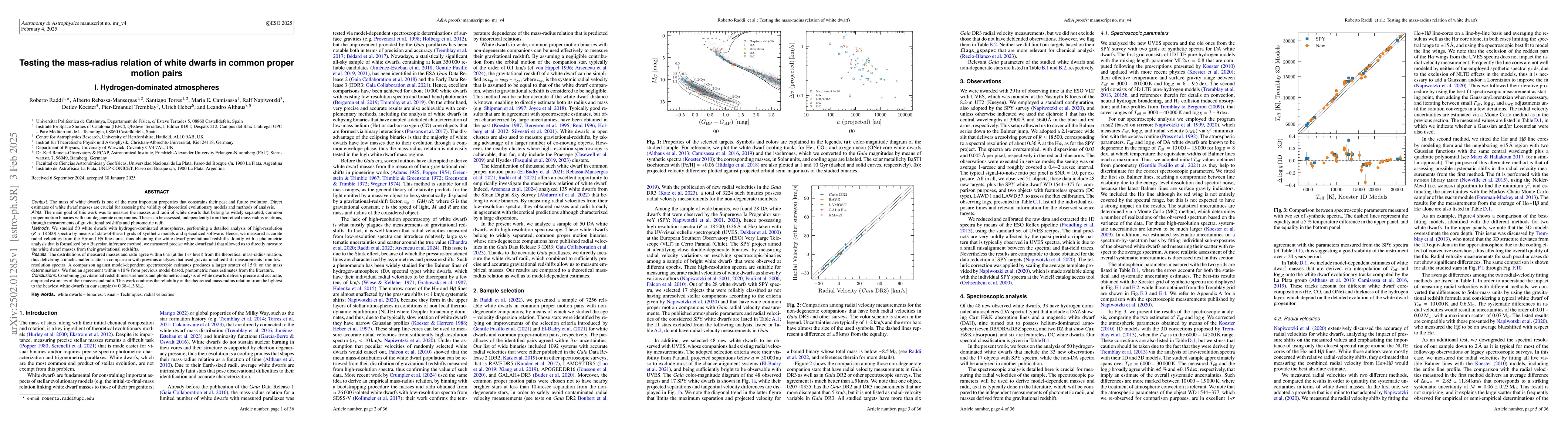 Thumbnail for Testing the mass-radius relation of white dwarfs in common proper motion
  pairs I.Hydrogen-dominated atmospheres