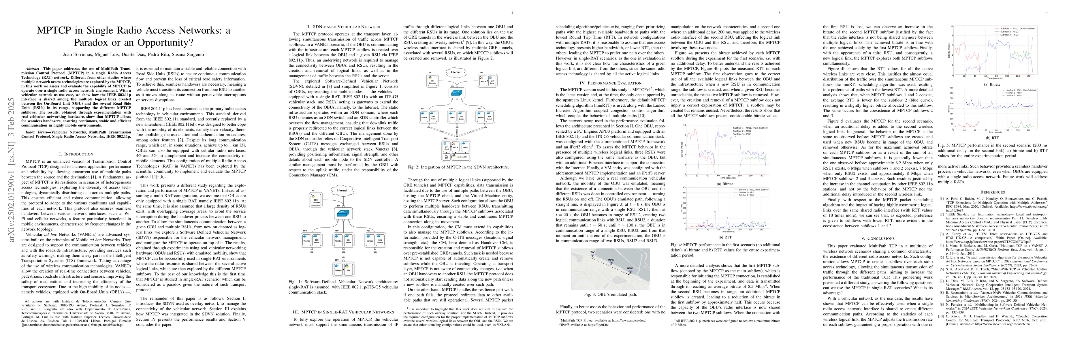 Thumbnail for MPTCP in Single Radio Access Networks: a Paradox or an Opportunity?