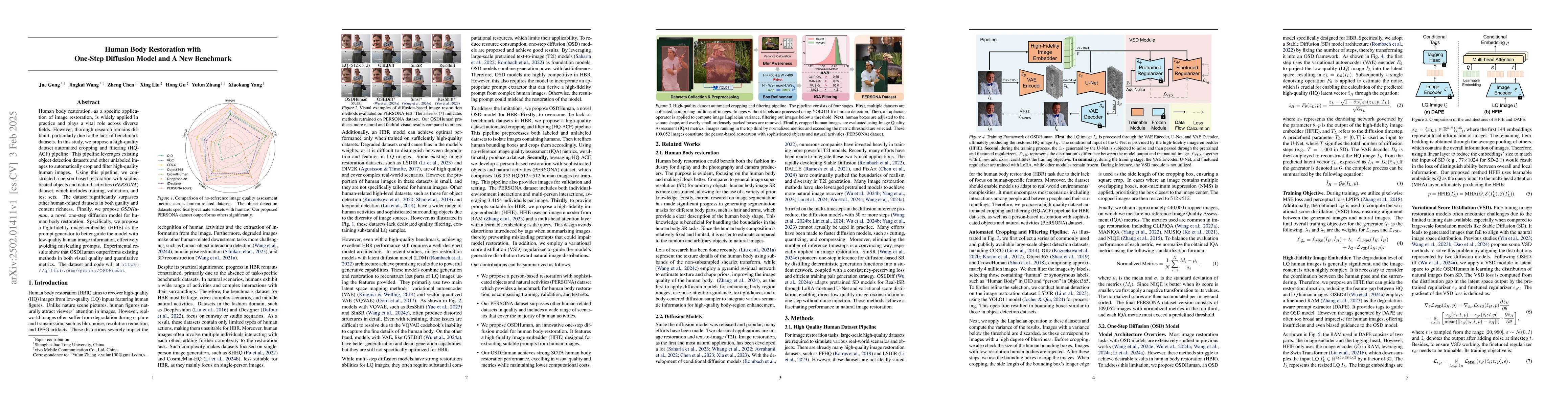 Thumbnail for Human Body Restoration with One-Step Diffusion Model and A New Benchmark