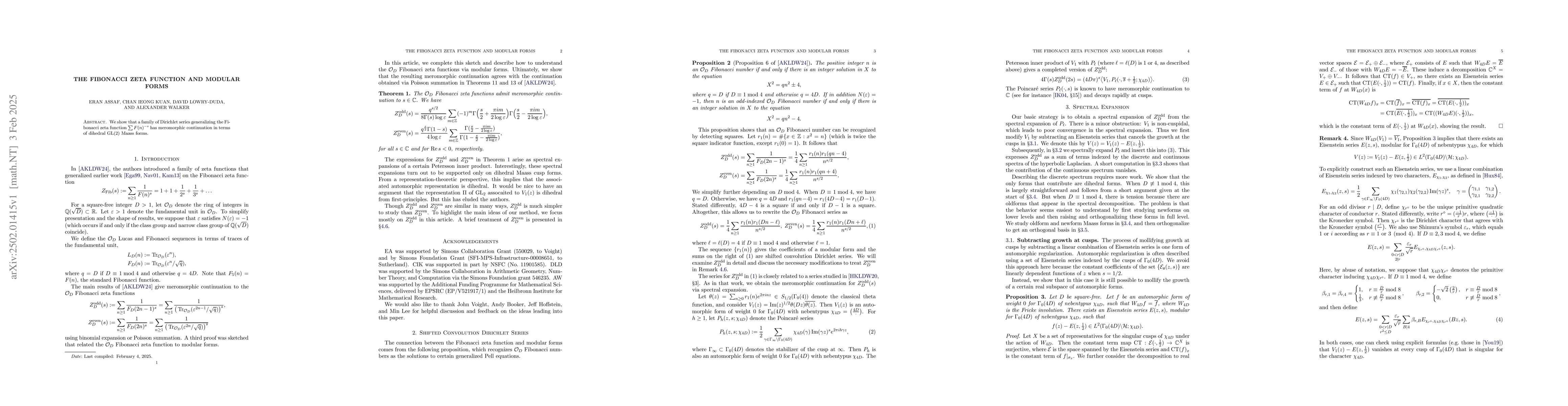 Thumbnail for The Fibonacci Zeta Function and Modular Forms