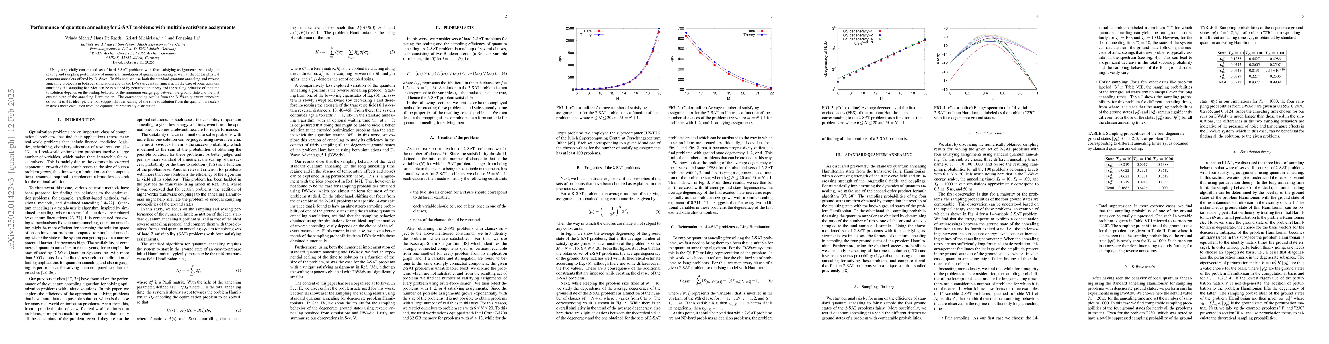 Thumbnail for Performance of quantum annealing for 2-SAT problems with multiple
  satisfying assignments