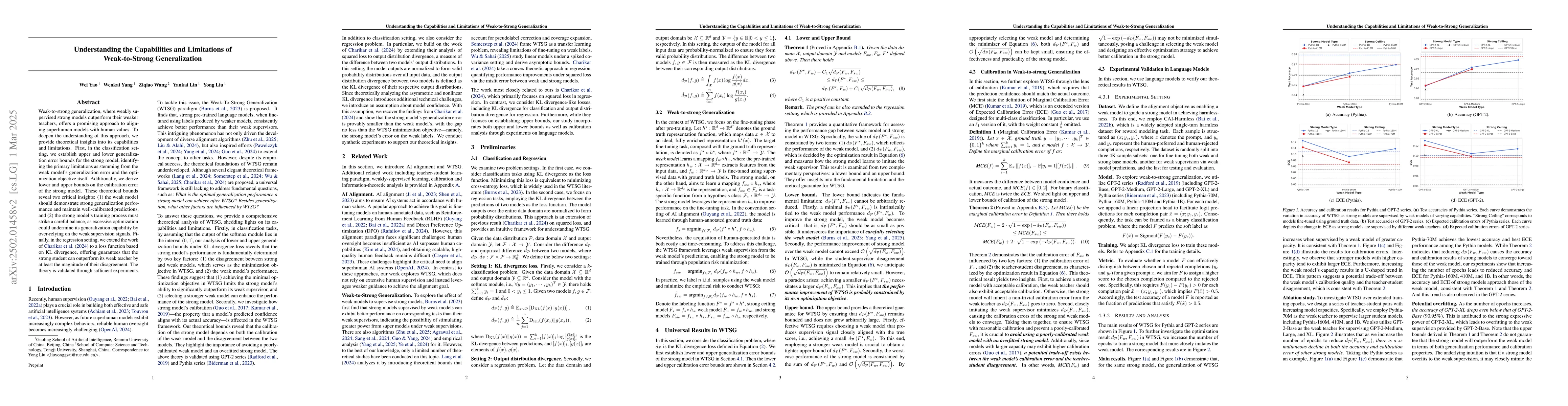 Thumbnail for Understanding the Capabilities and Limitations of Weak-to-Strong
  Generalization