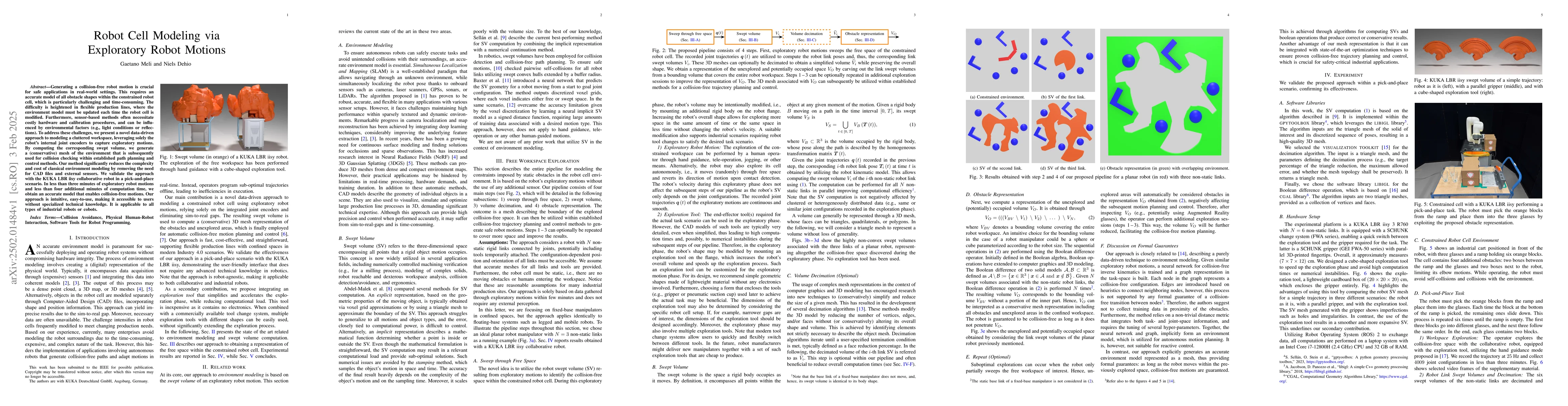 Thumbnail for Robot Cell Modeling via Exploratory Robot Motions
