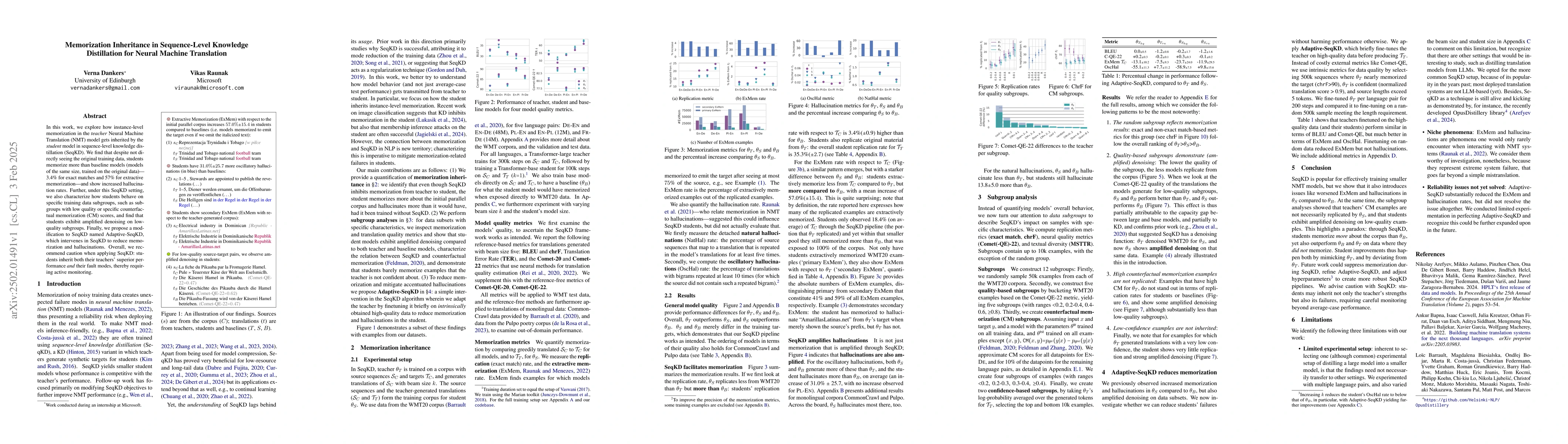 Thumbnail for Memorization Inheritance in Sequence-Level Knowledge Distillation for
  Neural Machine Translation