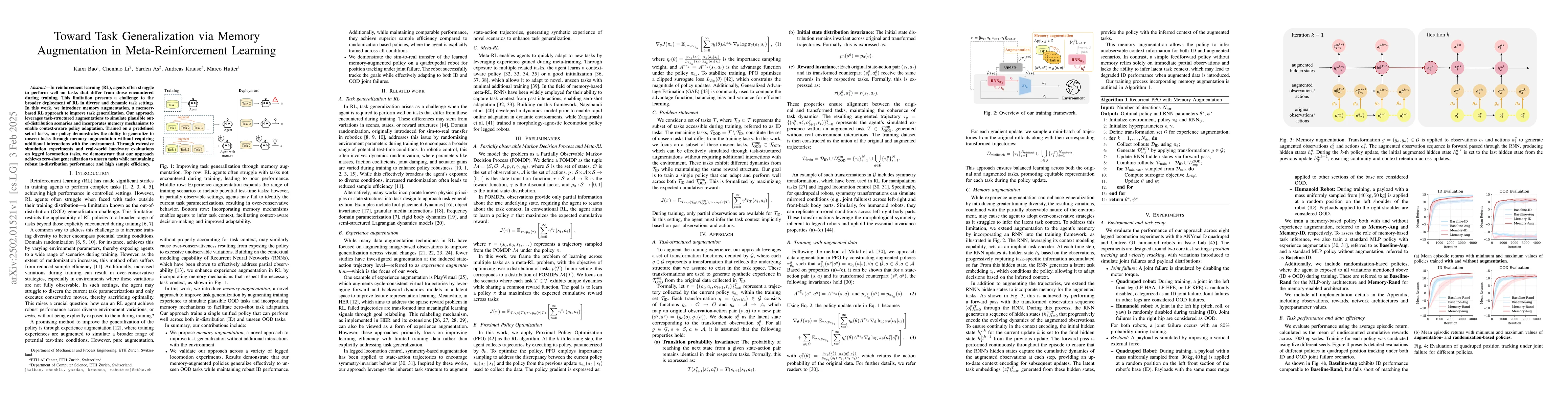 Thumbnail for Toward Task Generalization via Memory Augmentation in Meta-Reinforcement
  Learning