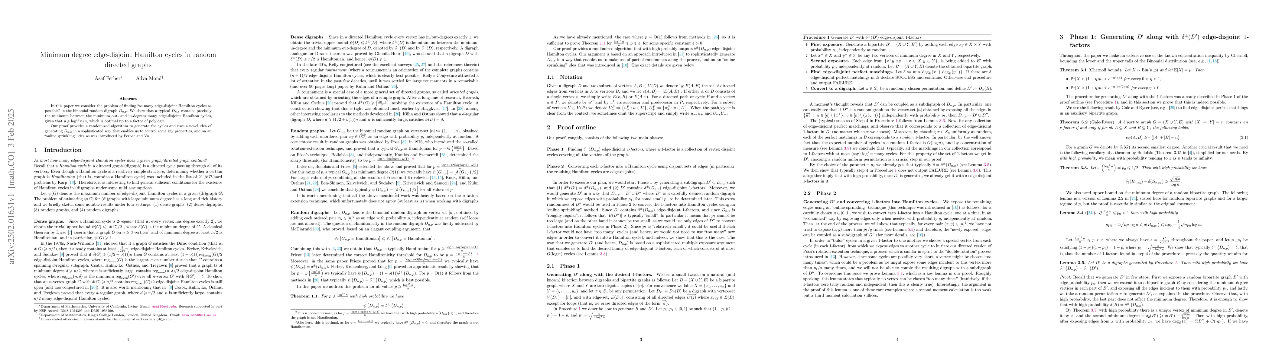 Thumbnail for Minimum degree edge-disjoint Hamilton cycles in random directed graphs