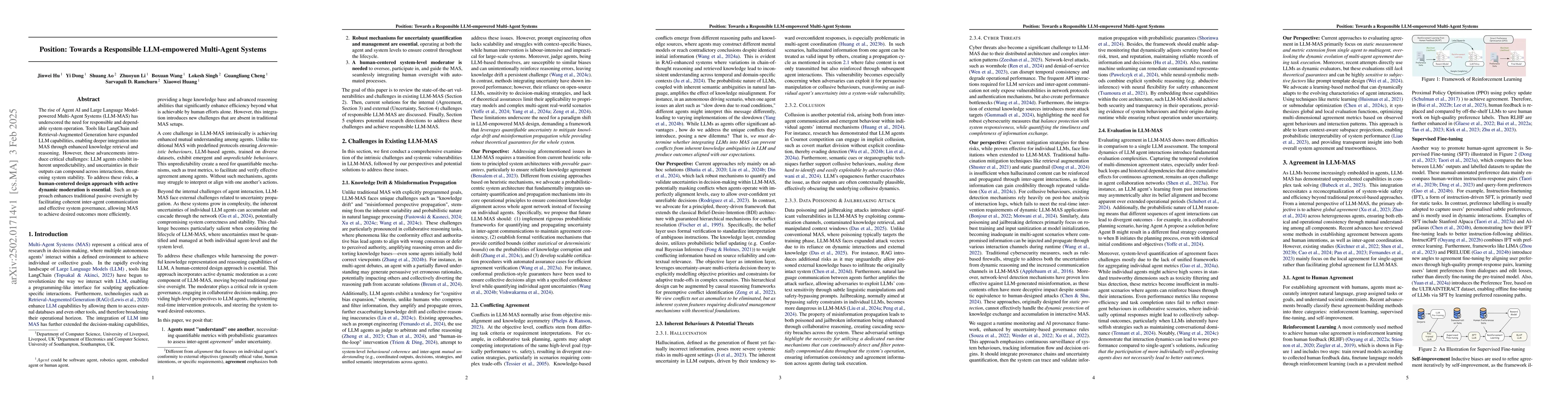 Thumbnail for Position: Towards a Responsible LLM-empowered Multi-Agent Systems