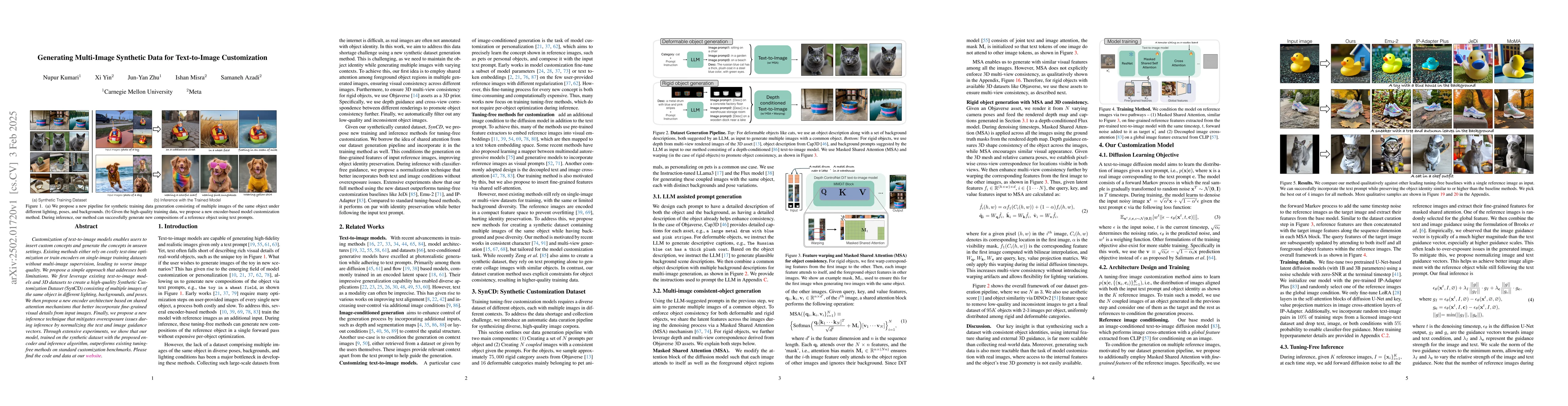 Thumbnail for Generating Multi-Image Synthetic Data for Text-to-Image Customization
