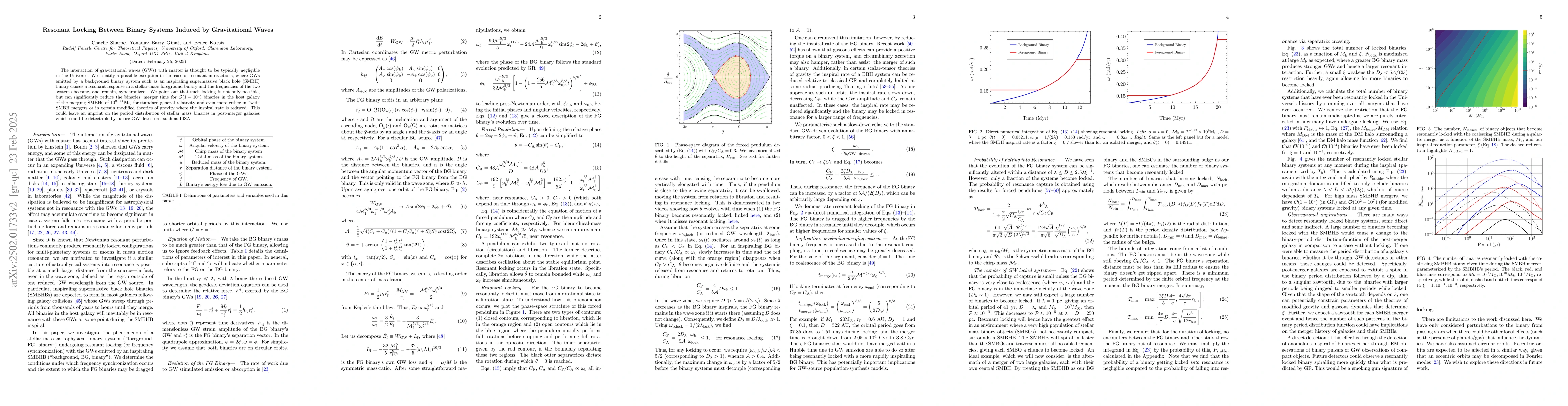 Thumbnail for Resonant Locking Between Binary Systems Induced by Gravitational Waves