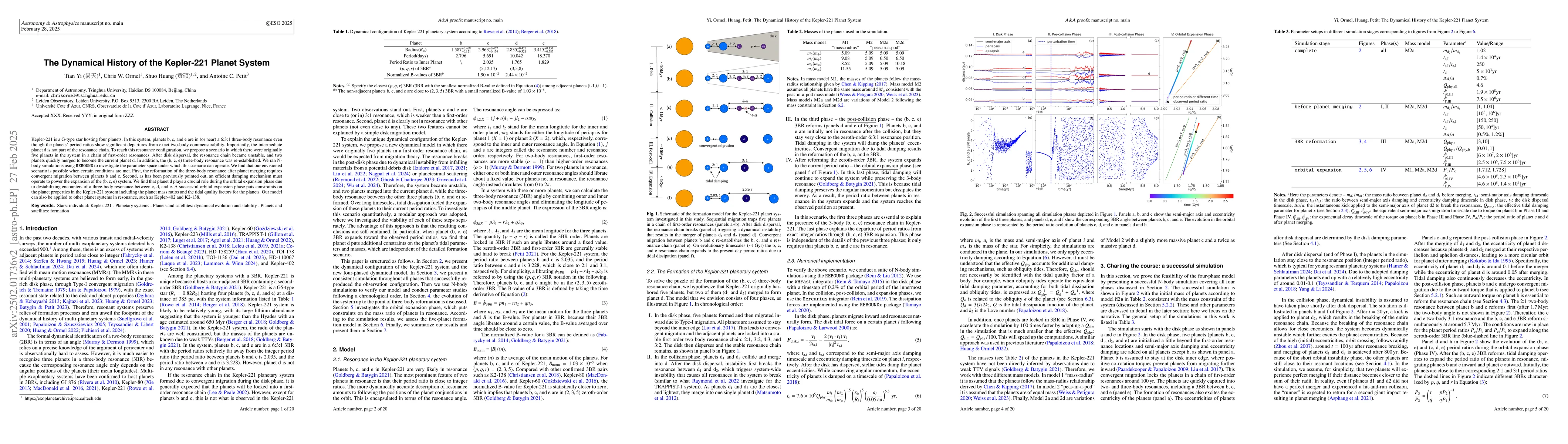 Thumbnail for The Dynamical History of the Kepler-221 Planet System