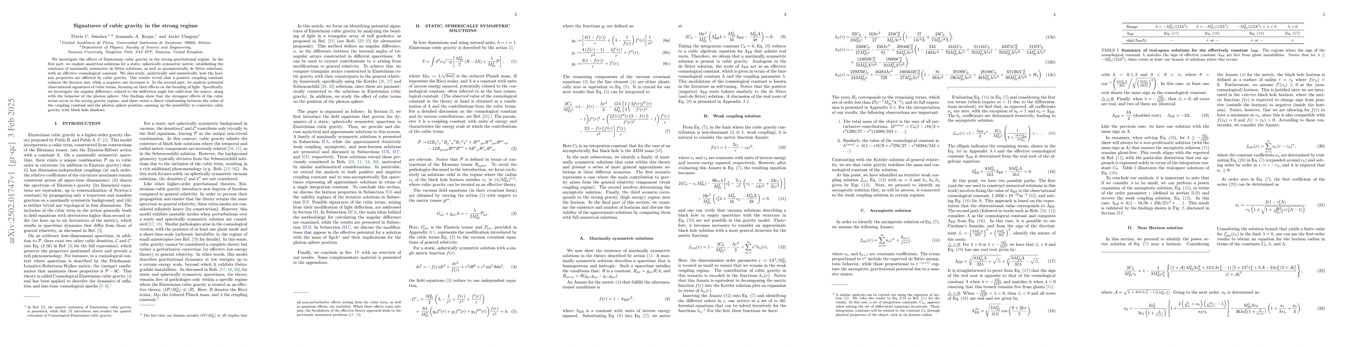 Thumbnail for Signatures of cubic gravity in the strong regime