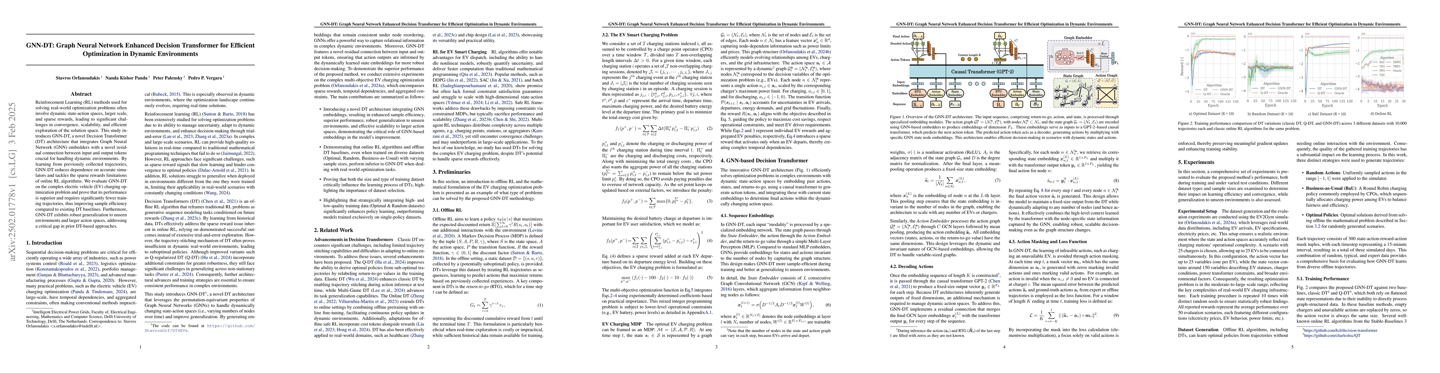 Thumbnail for GNN-DT: Graph Neural Network Enhanced Decision Transformer for Efficient
  Optimization in Dynamic Environments