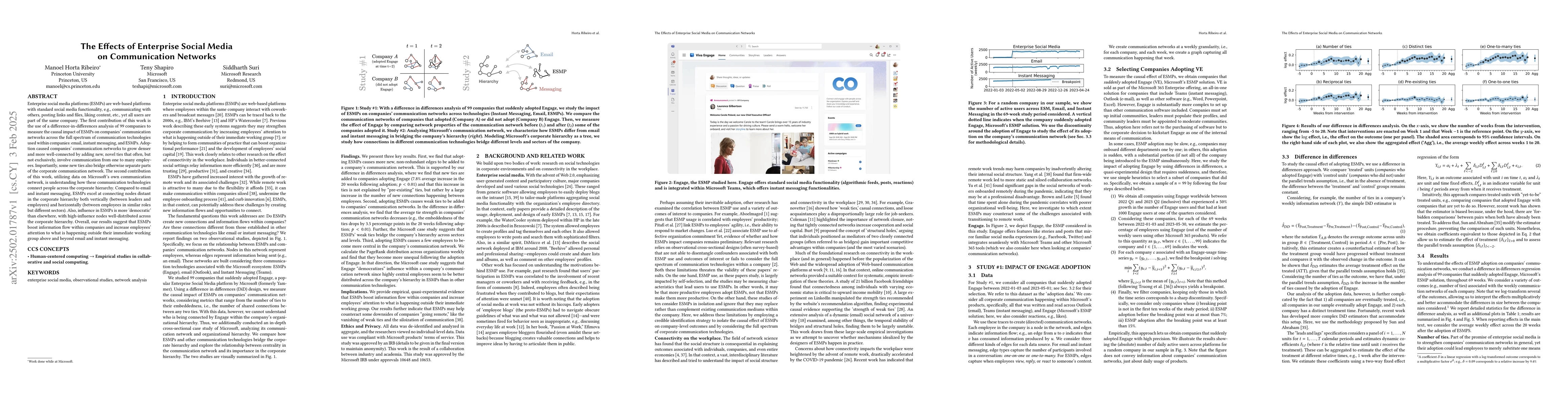 Thumbnail for The Effects of Enterprise Social Media on Communication Networks
