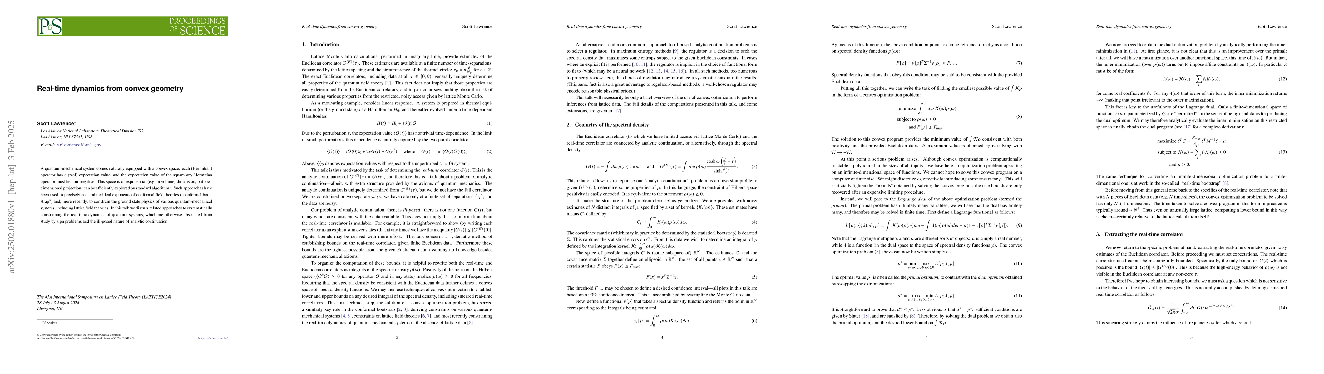 Thumbnail for Real-time dynamics from convex geometry