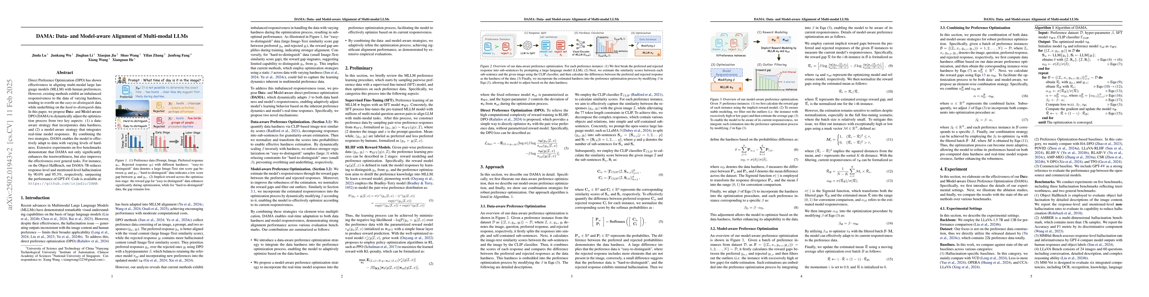 Thumbnail for DAMA: Data- and Model-aware Alignment of Multi-modal LLMs
