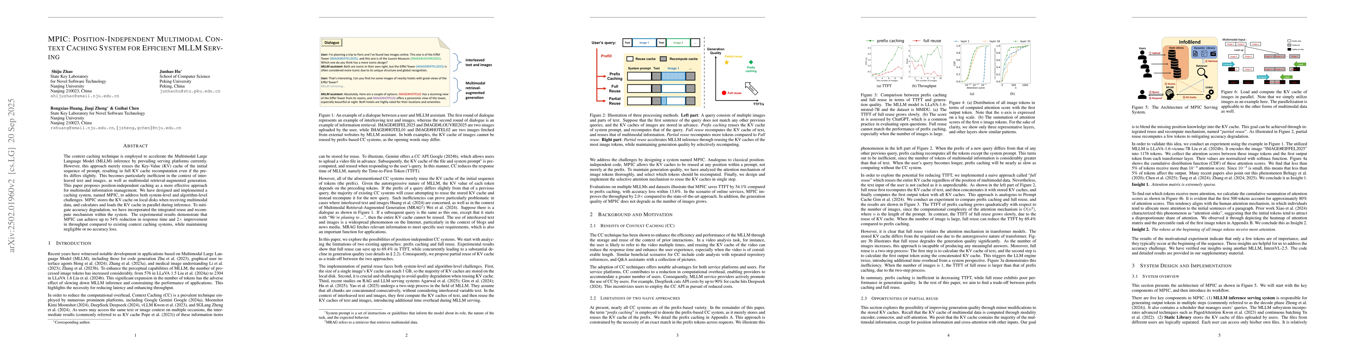 Thumbnail for MPIC: Position-Independent Multimodal Context Caching System for
  Efficient MLLM Serving