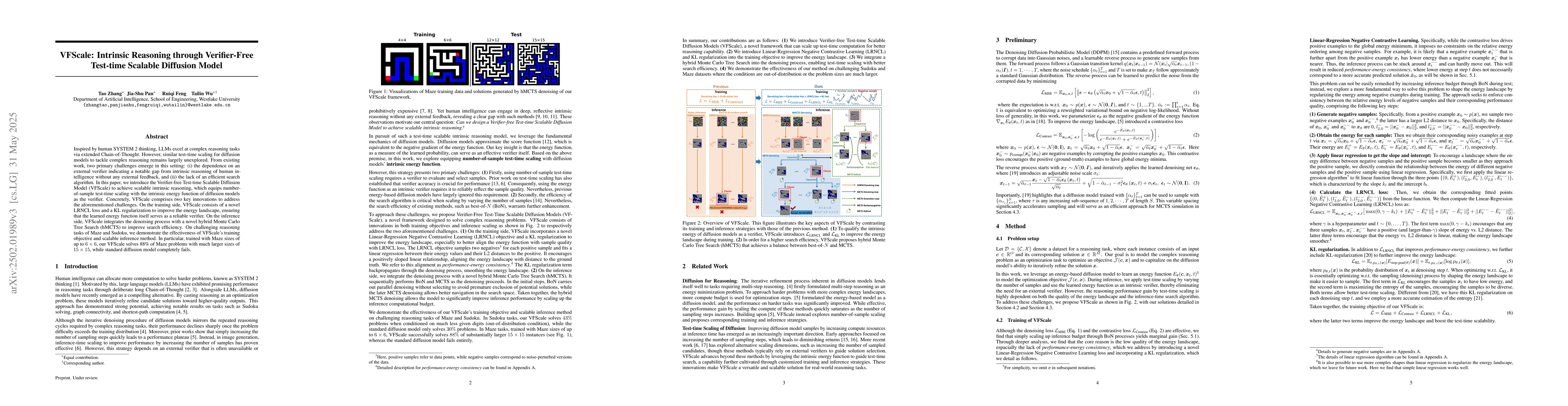 Thumbnail for VFScale: Intrinsic Reasoning through Verifier-Free Test-time Scalable
  Diffusion Model