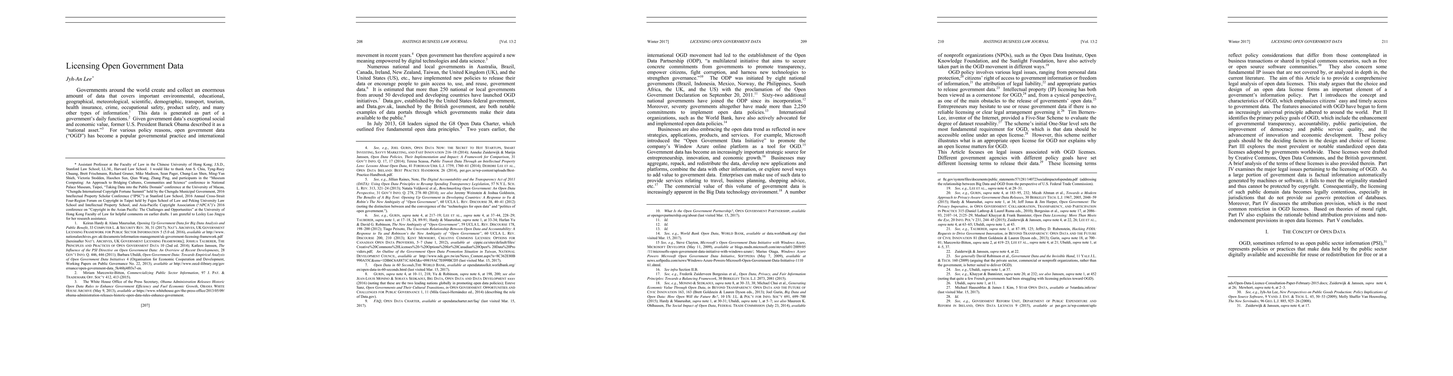 Thumbnail for Licensing Open Government Data