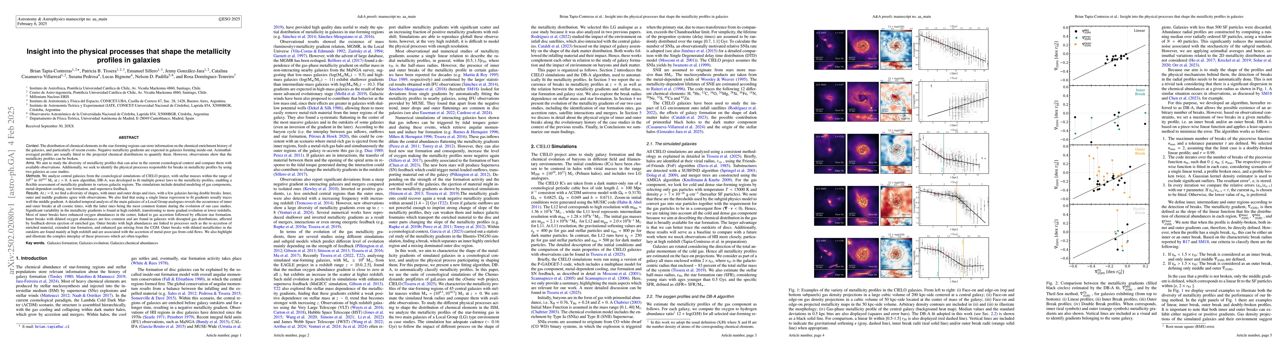 Thumbnail for Insight into the physical processes that shape the metallicity profiles
  in galaxies