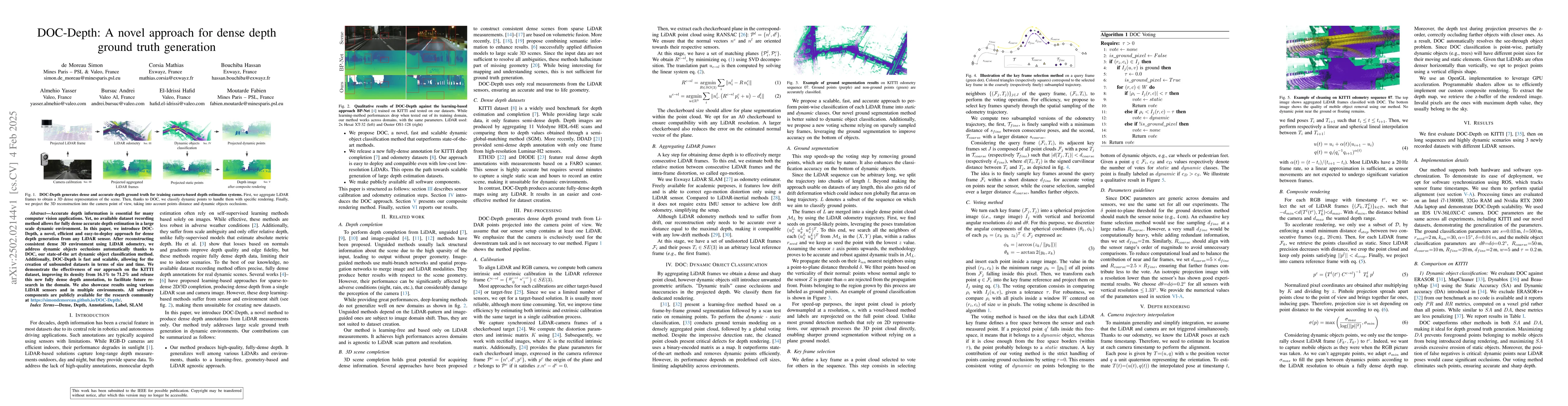 Thumbnail for DOC-Depth: A novel approach for dense depth ground truth generation