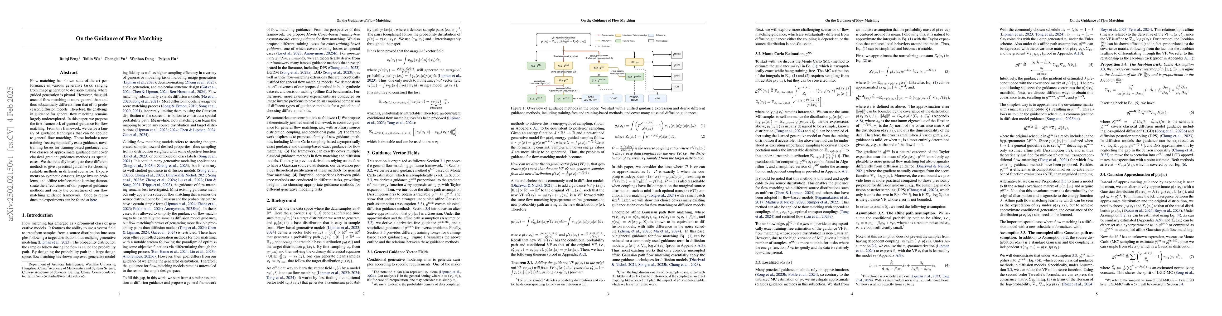 Thumbnail for On the Guidance of Flow Matching