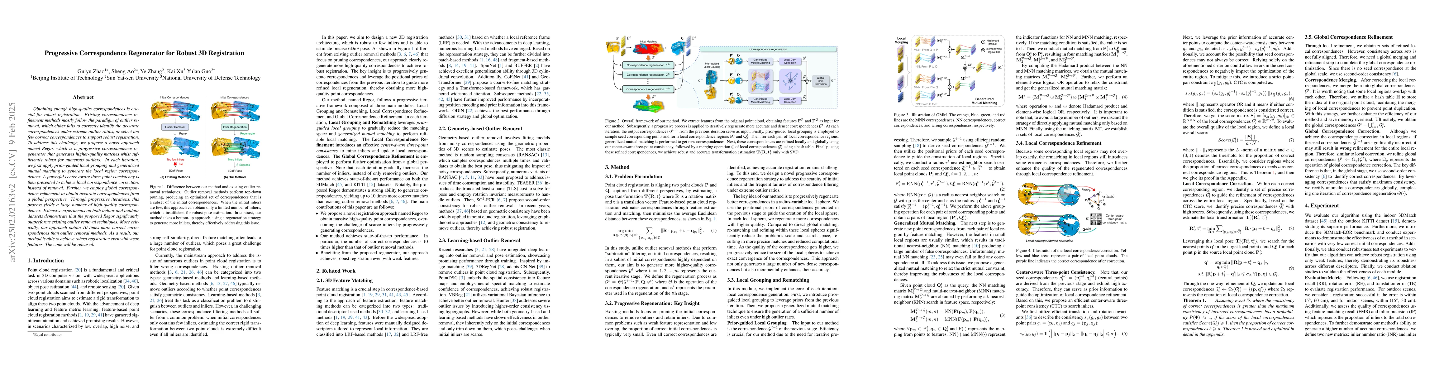 Thumbnail for Progressive Correspondence Regenerator for Robust 3D Registration