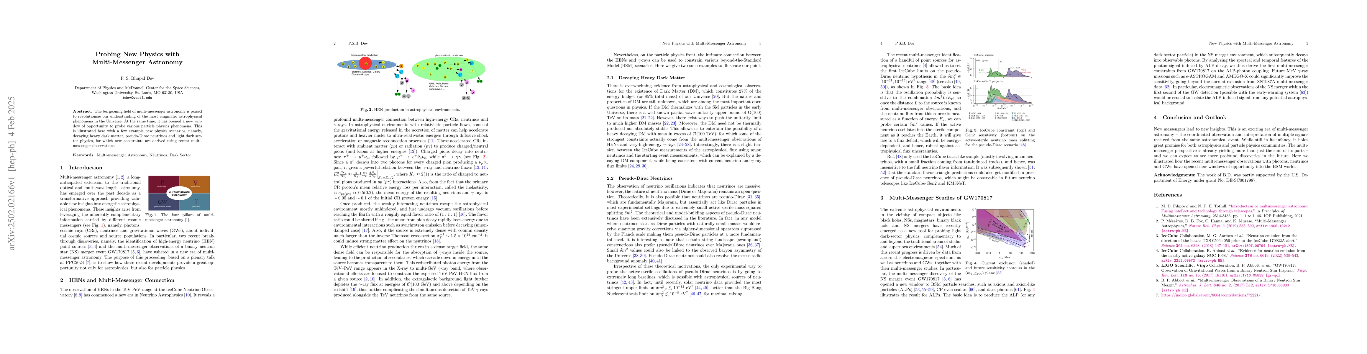 Thumbnail for Probing New Physics with Multi-Messenger Astronomy