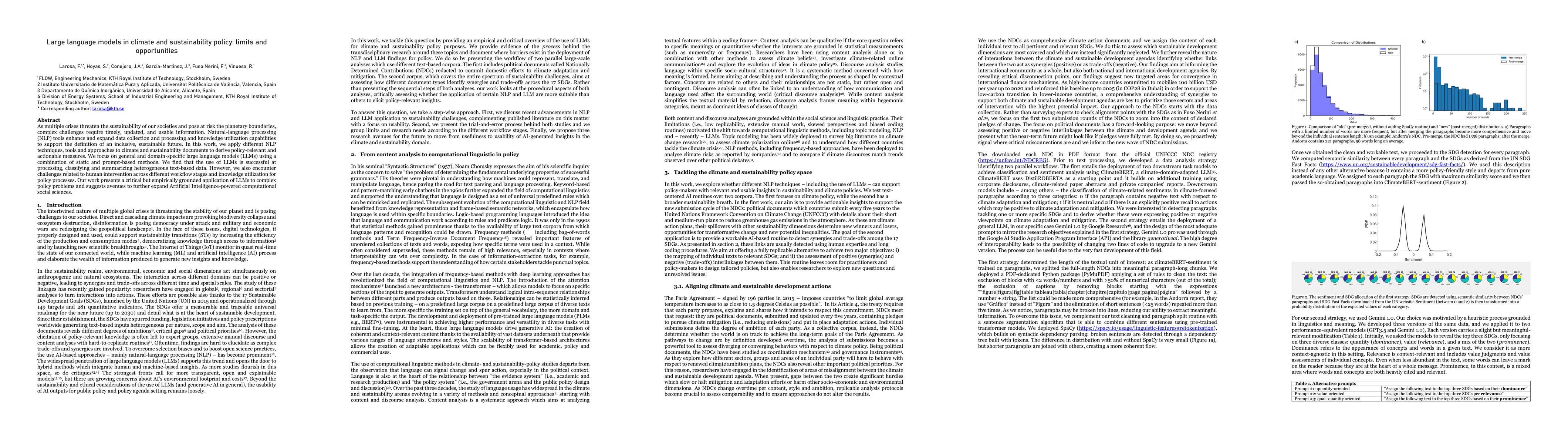 Thumbnail for Large language models in climate and sustainability policy: limits and
  opportunities