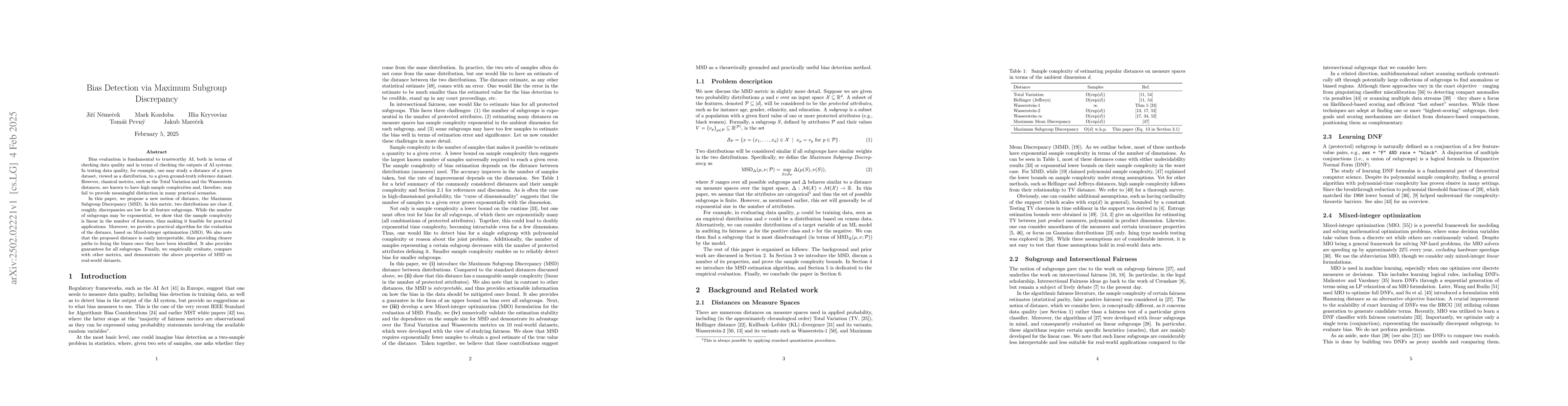 Thumbnail for Bias Detection via Maximum Subgroup Discrepancy