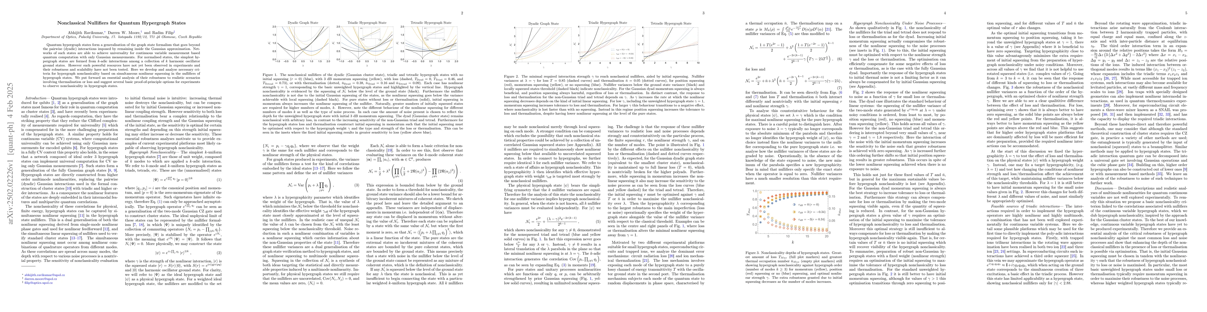 Thumbnail for Nonclassical Nullifiers for Quantum Hypergraph States
