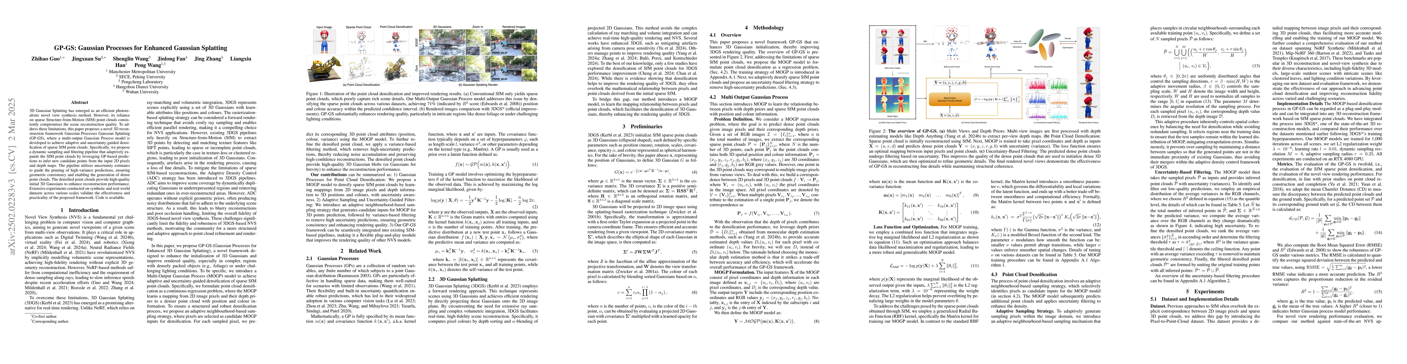 Thumbnail for GP-GS: Gaussian Processes for Enhanced Gaussian Splatting