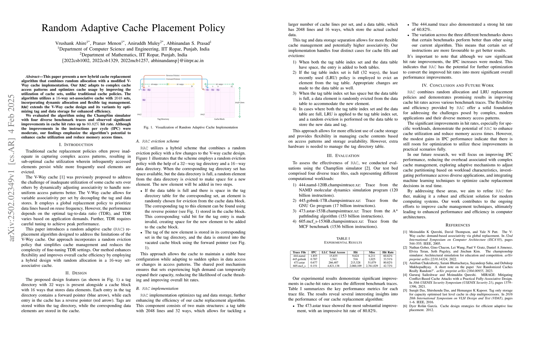 Thumbnail for Random Adaptive Cache Placement Policy