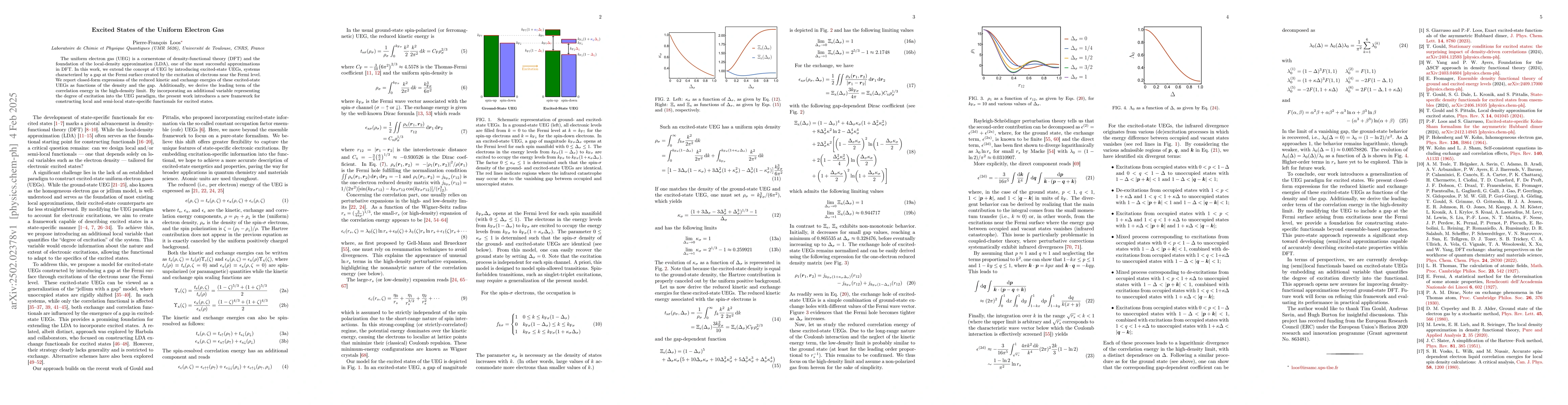 Thumbnail for Excited States of the Uniform Electron Gas