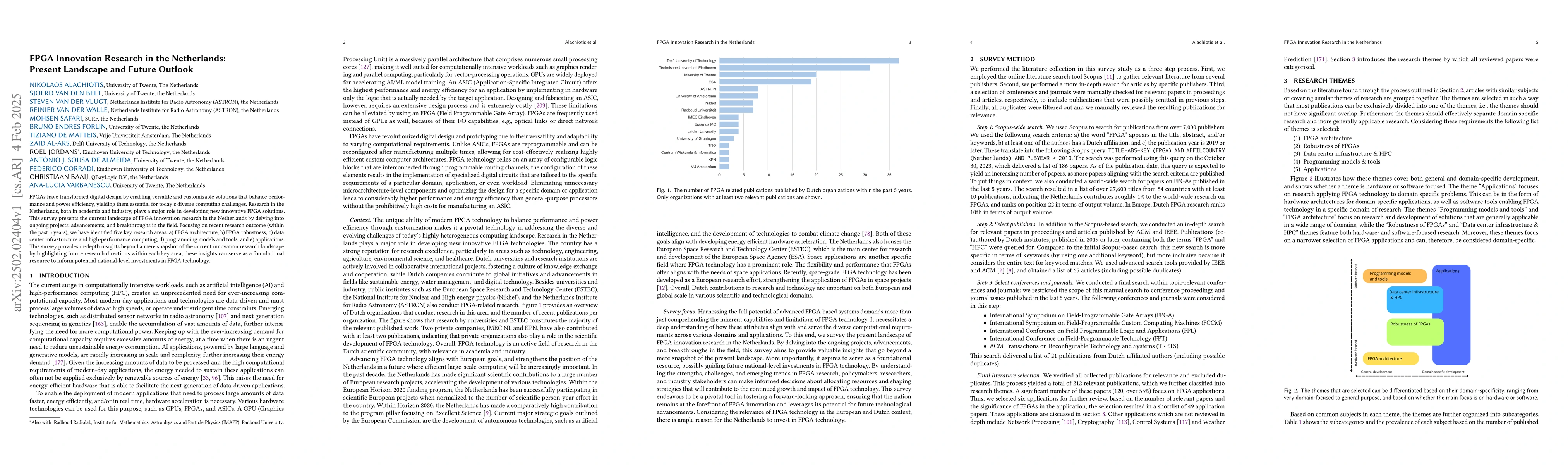 Thumbnail for FPGA Innovation Research in the Netherlands: Present Landscape and
  Future Outlook