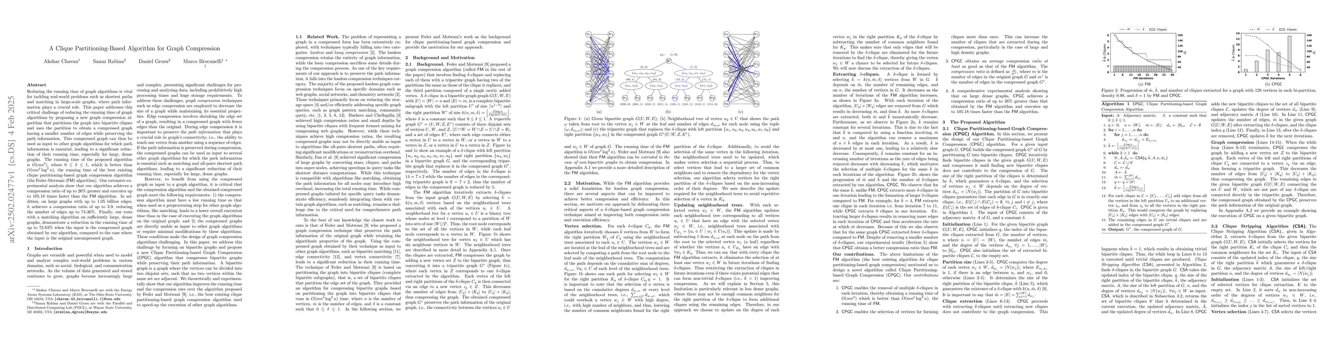Thumbnail for A Clique Partitioning-Based Algorithm for Graph Compression