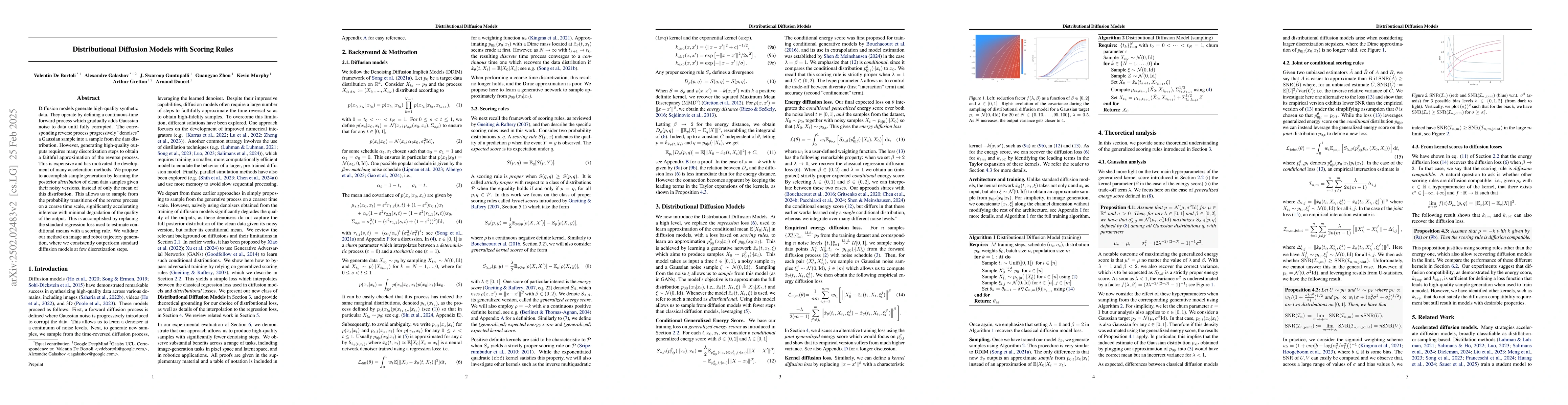 Thumbnail for Distributional Diffusion Models with Scoring Rules