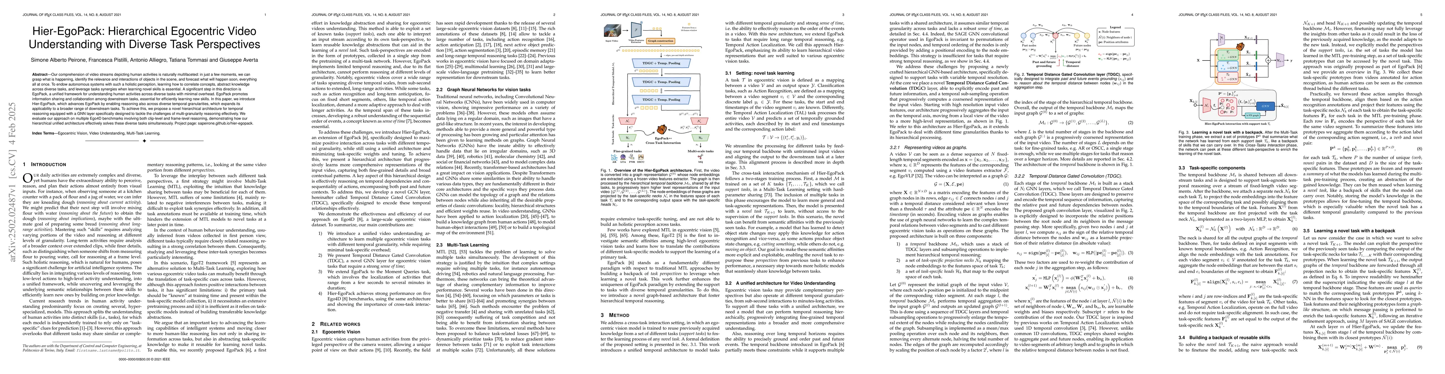 Thumbnail for Hier-EgoPack: Hierarchical Egocentric Video Understanding with Diverse
  Task Perspectives