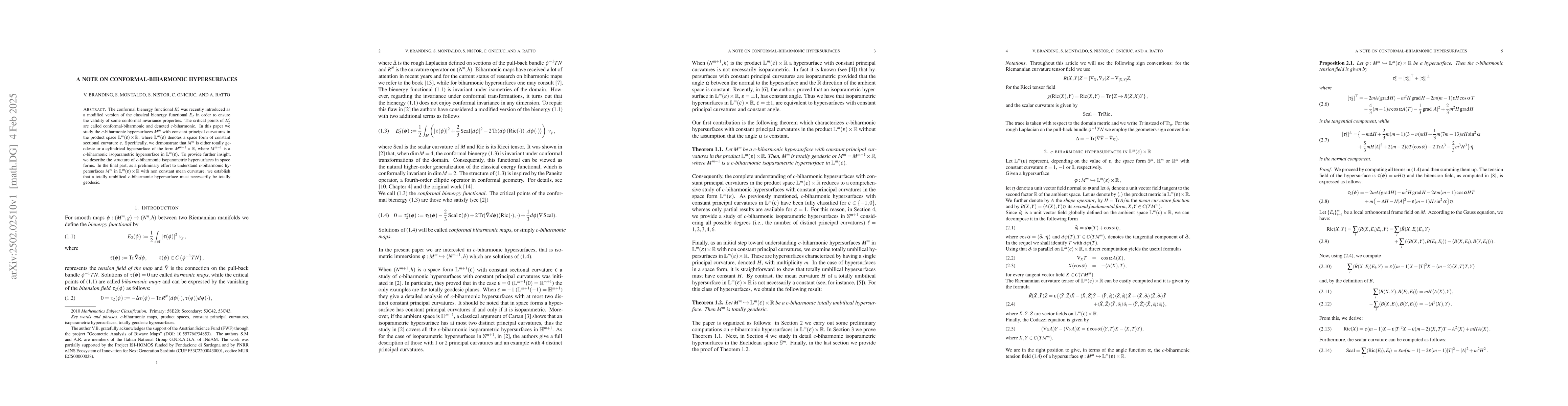 Thumbnail for A note on conformal-biharmonic hypersurfaces