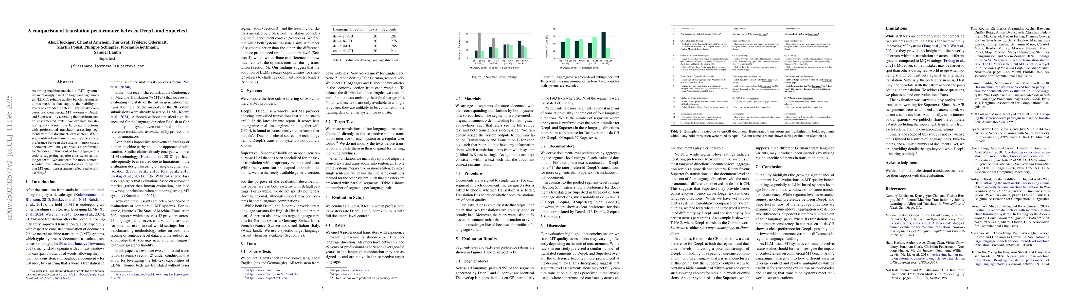 Thumbnail for A comparison of translation performance between DeepL and Supertext