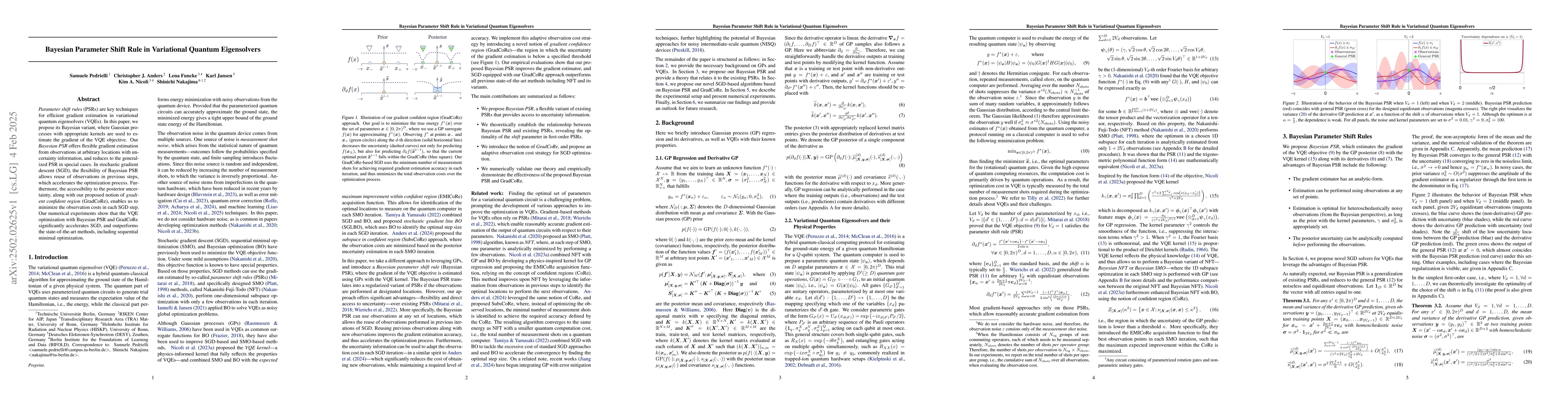 Thumbnail for Bayesian Parameter Shift Rule in Variational Quantum Eigensolvers