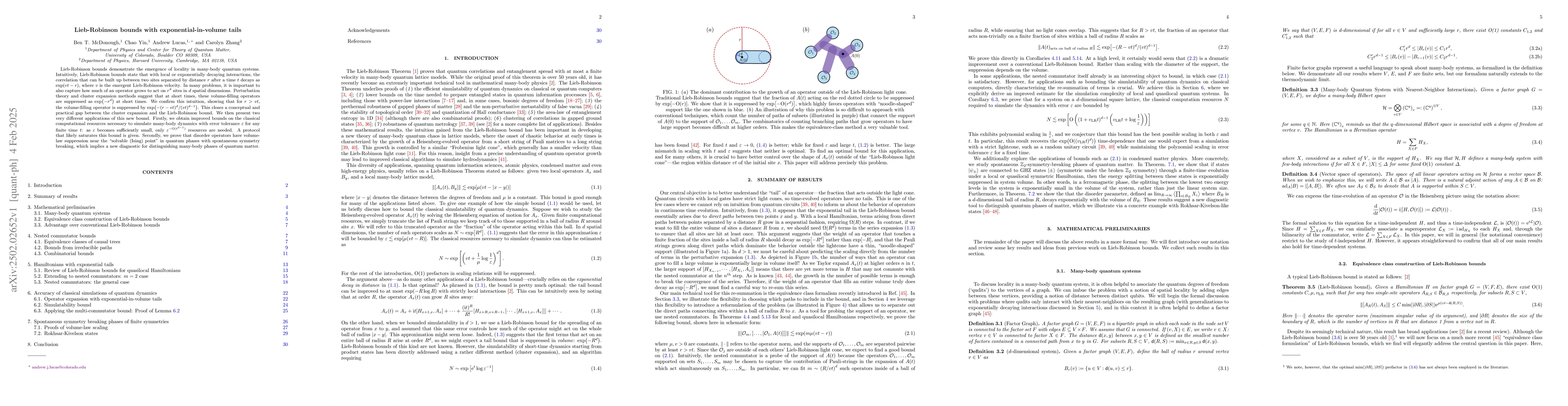 Thumbnail for Lieb-Robinson bounds with exponential-in-volume tails